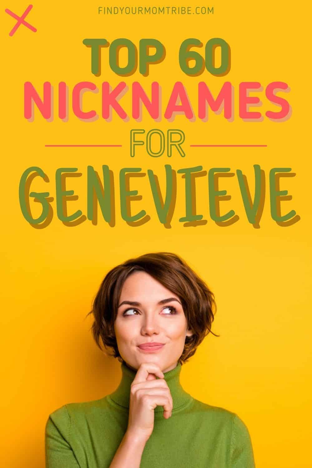 nicknames for Genevieve pinterest
