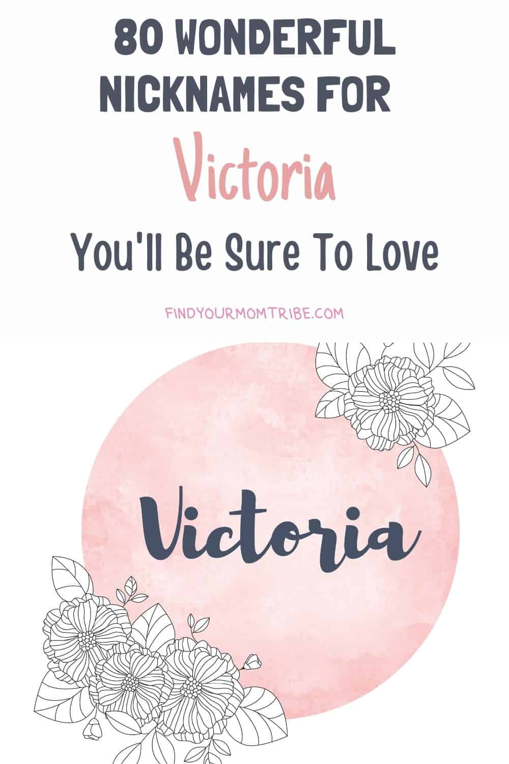 Pinterest nicknames for victoria 