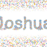 joshua name illustration