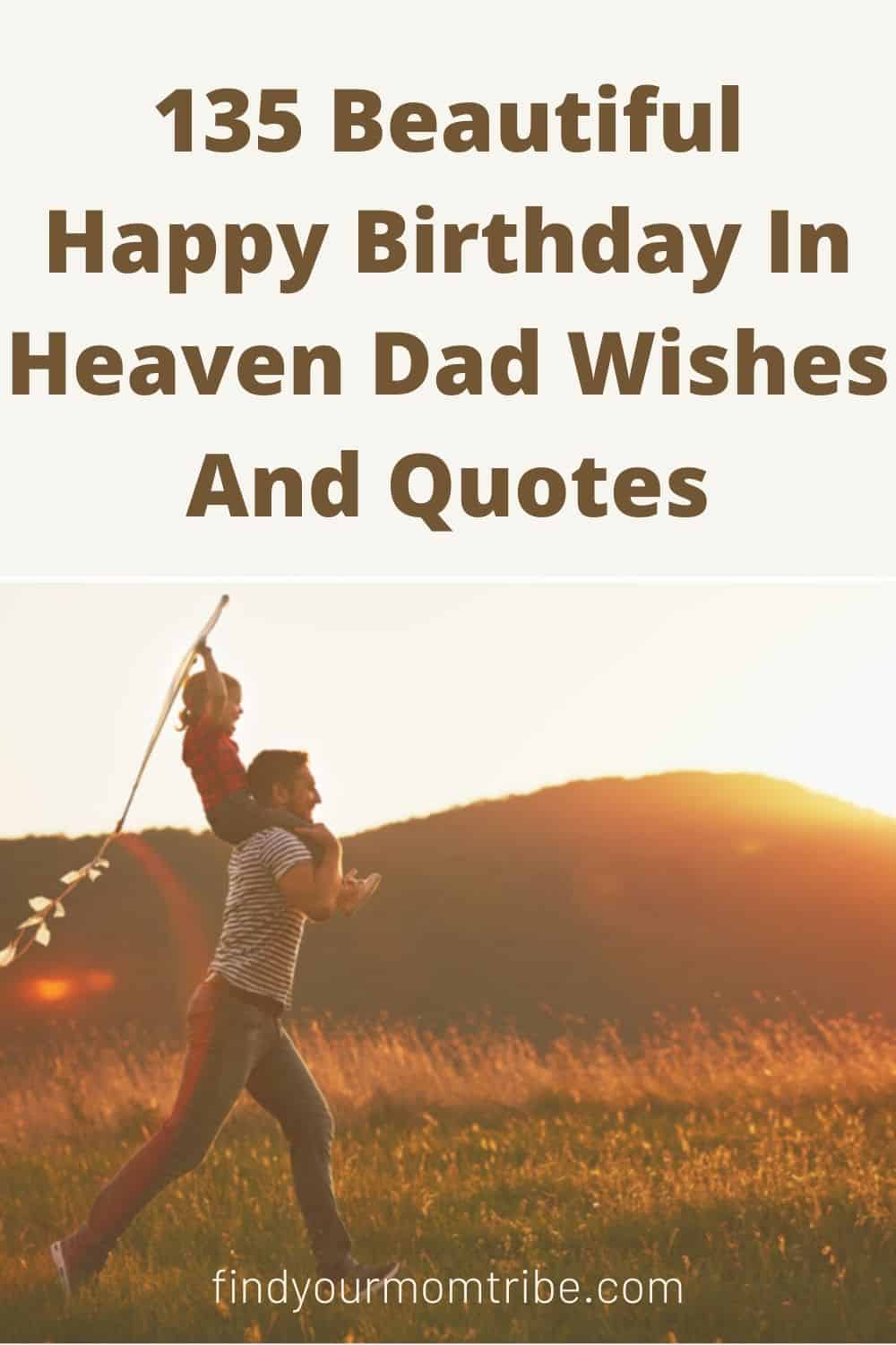 Pinterest happy birthday in heaven dad