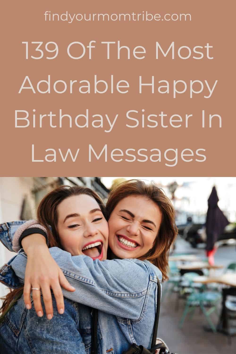 Pinterest happy birthday sister in law